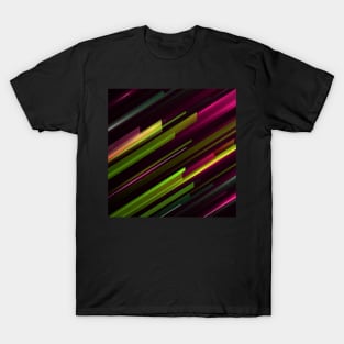 Digital Design - Colourful Strips T-Shirt